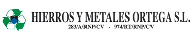 Logotipo Hierros y Metales Ortega