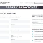 Formulario de bajas y tasaciones
